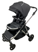 Shop Mockingbird Single to Double 2.0 Stroller, Black, Windowpane, Silver With Black Leather, 2025 at GoodBuy Gear