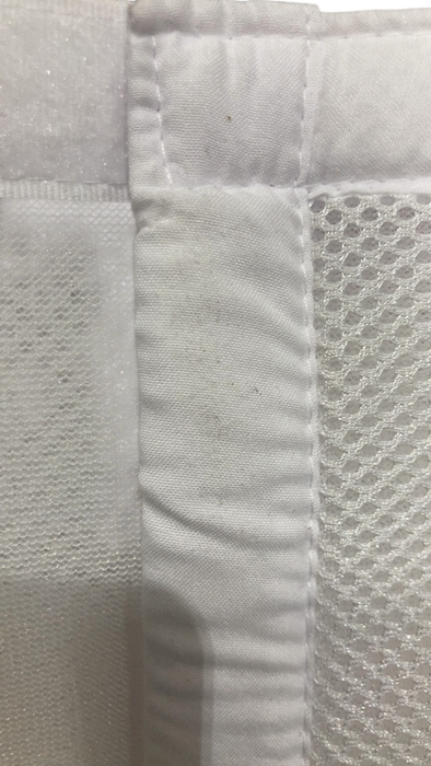 Shop Breathable Baby Mesh Crib Liner, Full Size/4 Sides, White at GoodBuy Gear
