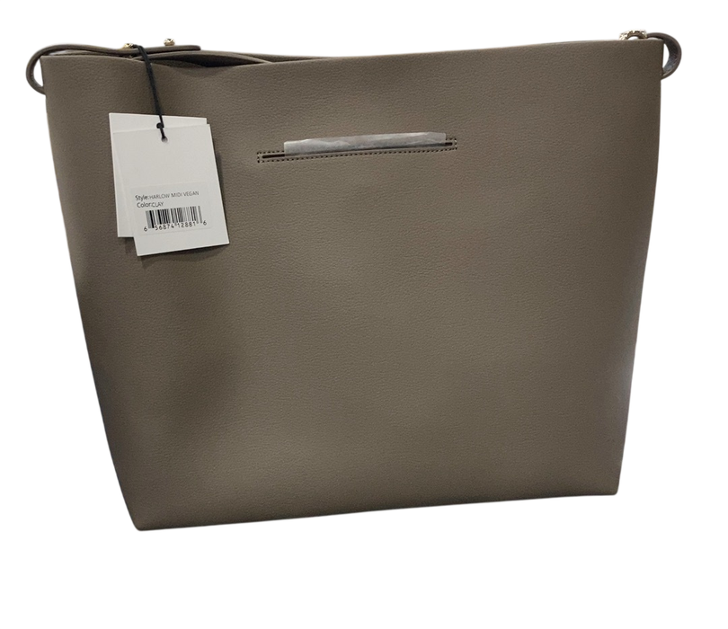 Shop Mina Baie Harlow Vegan Midi, Clay at GoodBuy Gear