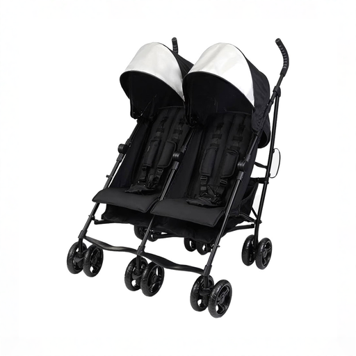 Shop Summer By Ingenuity 3Dlite Double Convenience Stroller, Black, Date unknown at GoodBuy Gear