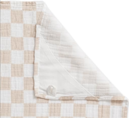 Itzy Ritzy Breastfeeding Scarf, Taupe Checkerboard — GoodBuy Gear