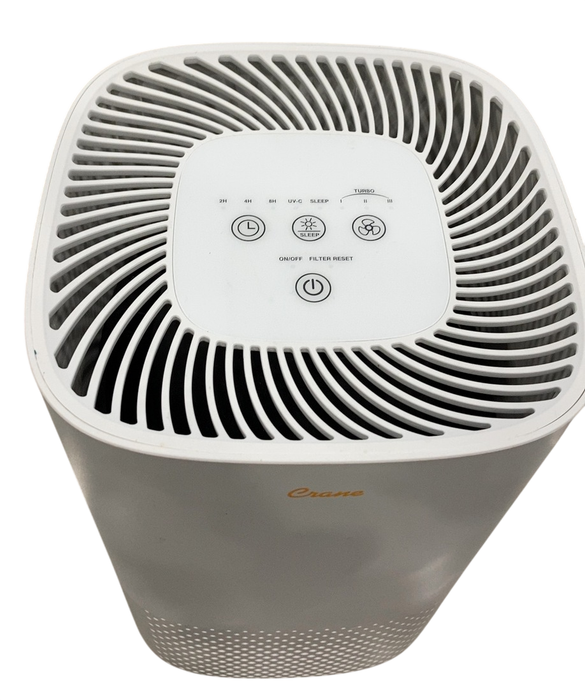 Shop Crane True HEPA Filter Air Purifier, 250 Sq ft., White at GoodBuy Gear