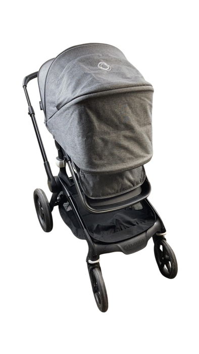 Shop Bugaboo Fox 5 Stroller, 2024, Black Frame, Grey Melange at GoodBuy Gear