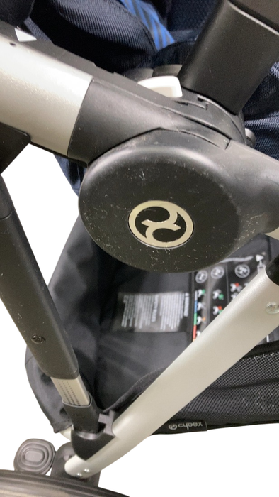 Shop Cybex Gazelle S Modular Stroller, 2024, Ocean Blue, Silver Frame at GoodBuy Gear