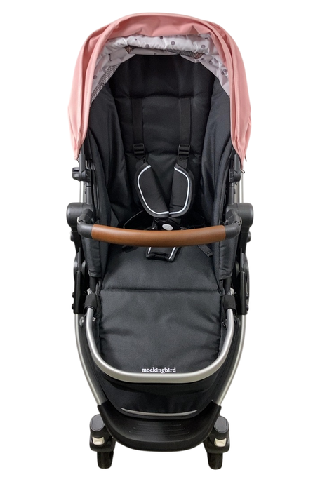Shop Mockingbird Single 2.0 Stroller, Bloom, Watercolor Drops, Silver With Penny Leather, 2024 at GoodBuy Gear