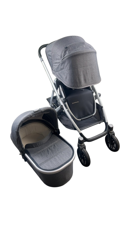 Shop UPPAbaby VISTA V2 Stroller, 2019, Jordan (Charcoal Melange) at GoodBuy Gear