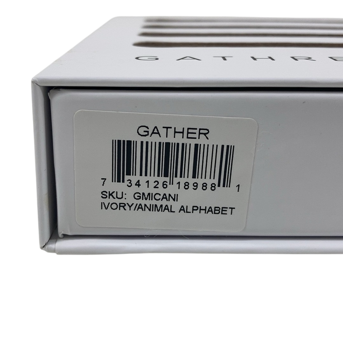 Shop Gathre Micro Mat, Ivory/Animal Alphabet at GoodBuy Gear