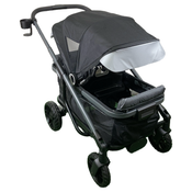 Shop Evenflo Shyft Rideshare All-Terrain Performance Stroller Wagon, 2024, Sterling Black at GoodBuy Gear