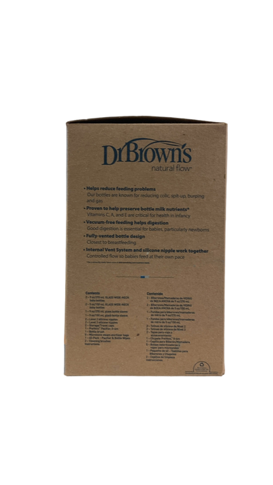 Shop Dr. Brown's Anti-Colic Wide Neck Glass Baby Bottle Gift Set at GoodBuy Gear