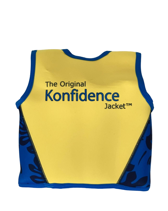 Shop Konfidence Original Swim Jacket, Small( 1.5-3 years), Blue Palm Maui at GoodBuy Gear