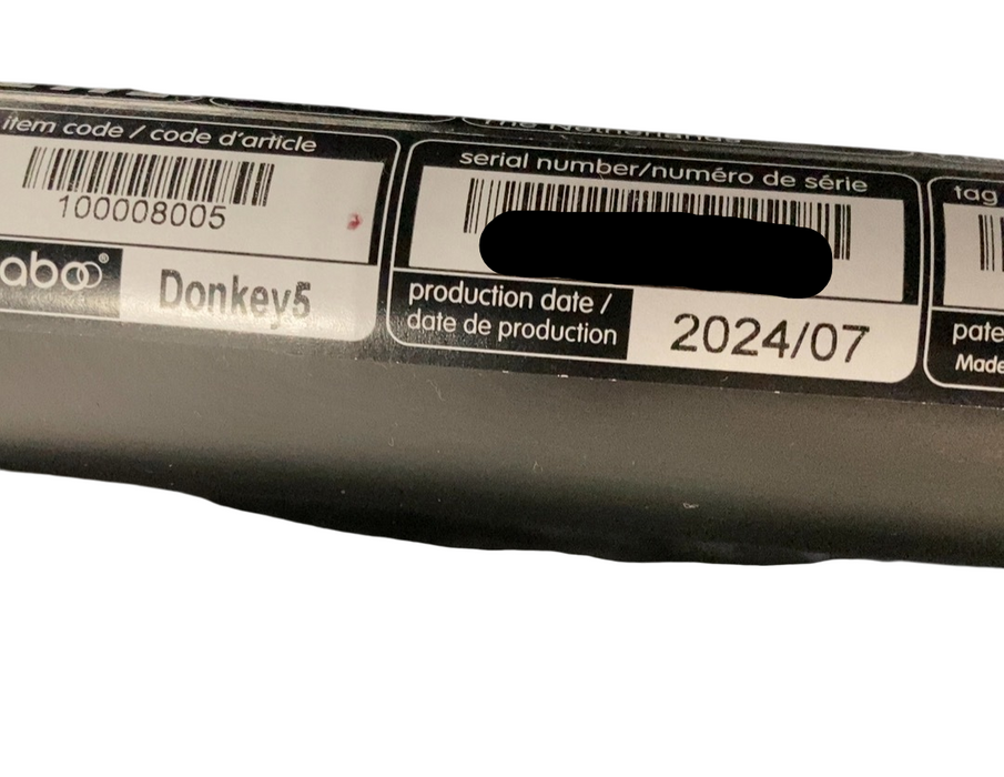 Shop Bugaboo Donkey 5 Mono Stroller, 2024, Graphite, Grey Melange, without Canopy at GoodBuy Gear