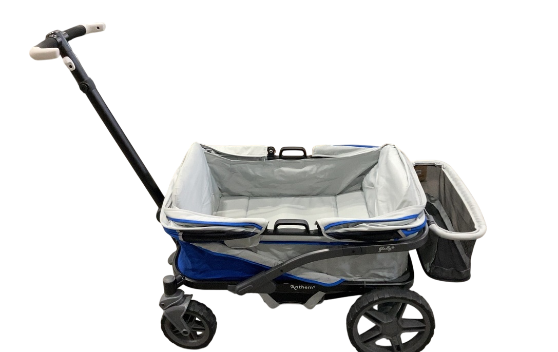 Shop Gladly Family Anthem4 Classic 4 Seater All Terrain Wagon Stroller, Electric Silver at GoodBuy Gear