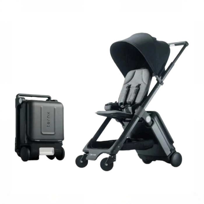 TernX Carry On Luggage Stroller, 2025, Black/Grey