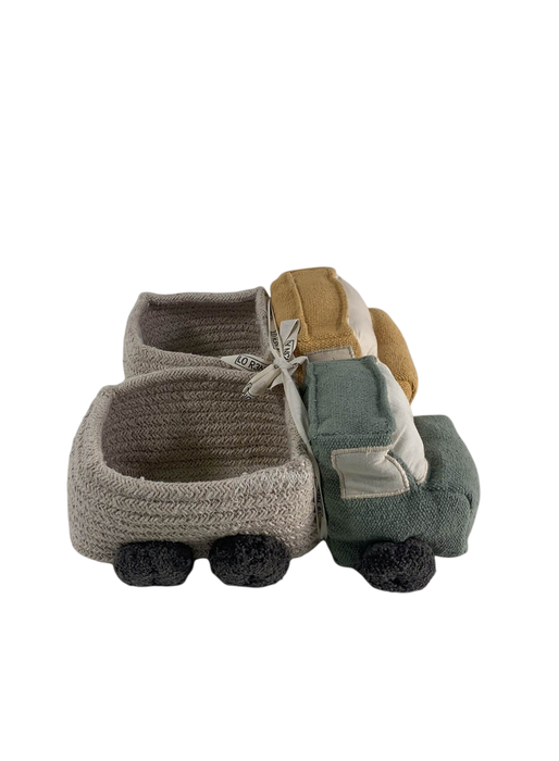 Shop Lorena Canals Mini Truck Basket Set, Blue and Yellow 5" x 9" at GoodBuy Gear