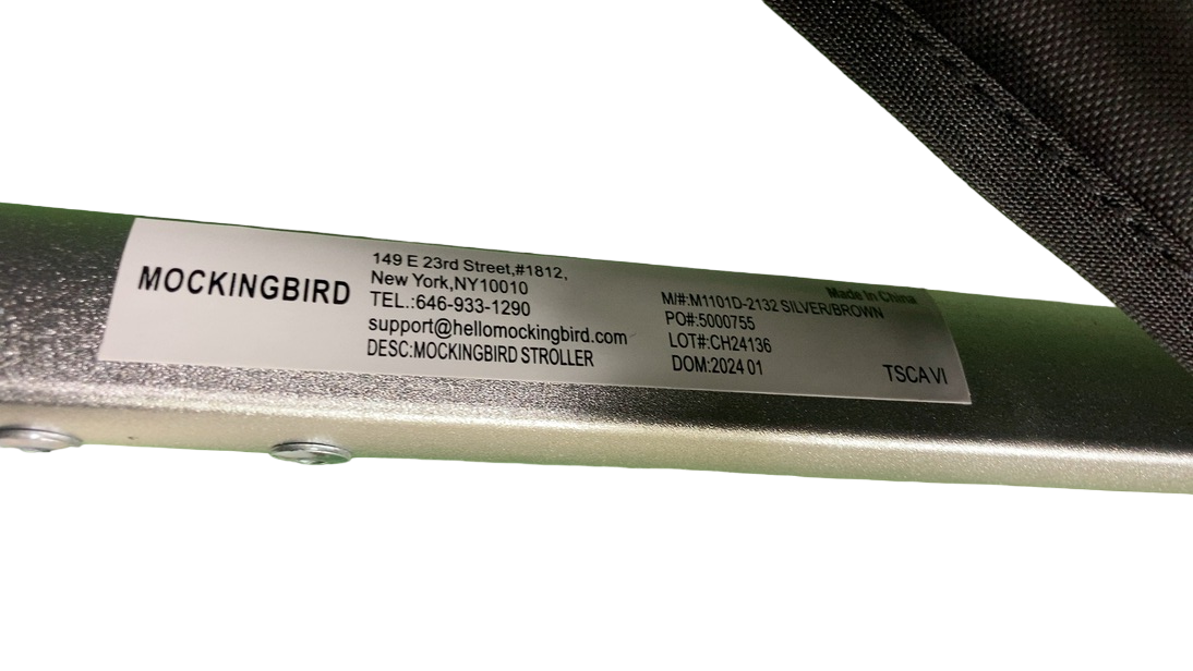 Shop Mockingbird Single 2.0 Stroller, 2024, Silver With Penny Leather, Sky, Watercolor Drops at GoodBuy Gear