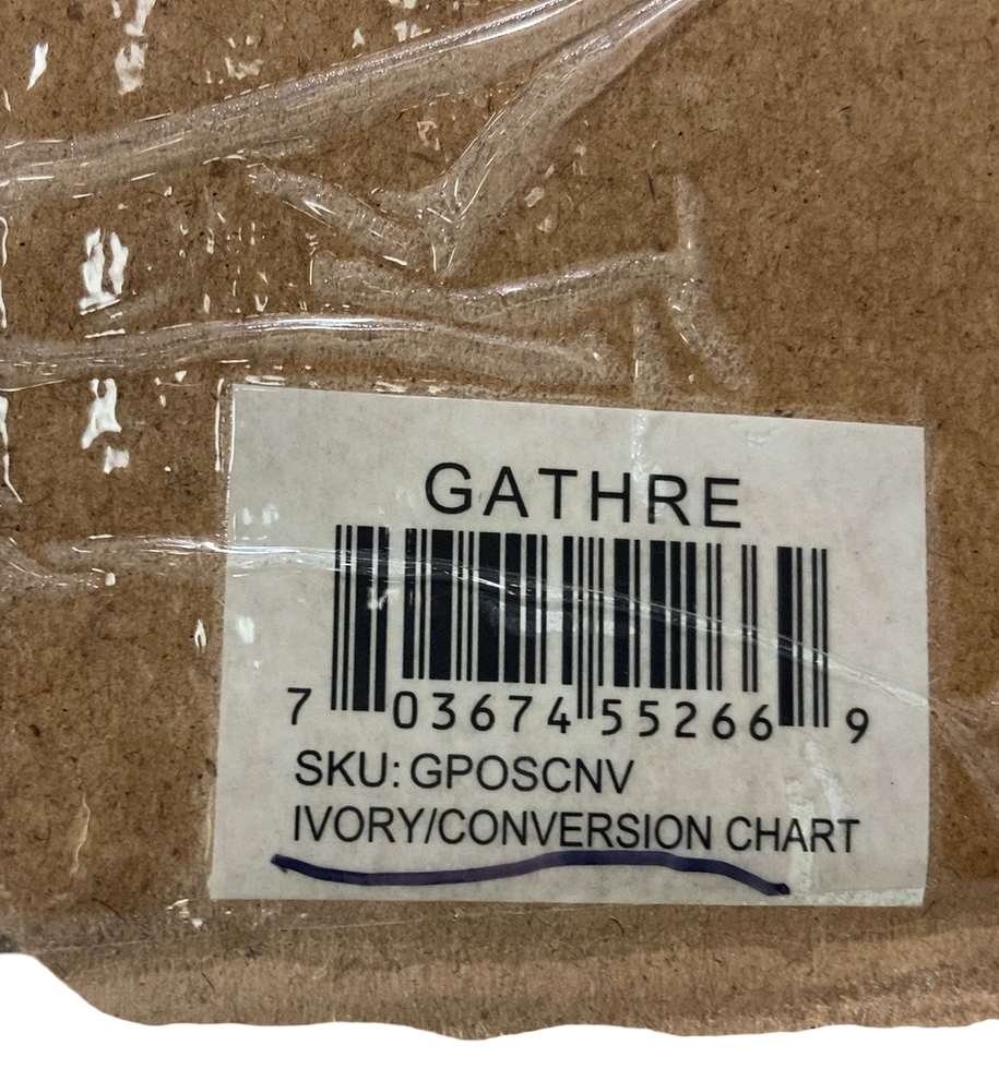 Gathre Poster, Conversion Chart — GoodBuy Gear