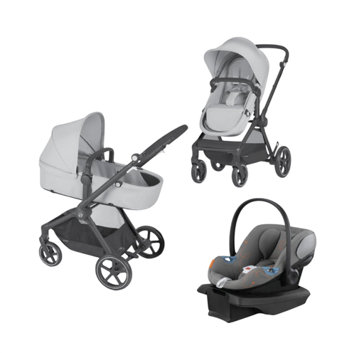 Shop Cybex Eos and Aton G Swivel Travel System, 2024, Black Frame, Lava Grey at GoodBuy Gear