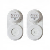 Shop Little Partners EZ-Fit Wall Protector & Safety Night Light, 2 Pack, White at GoodBuy Gear
