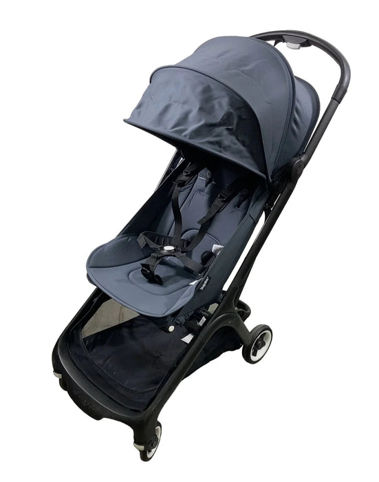 Bugaboo Butterfly Stroller, 2024, Black, Stormy Blue, Stormy Blue