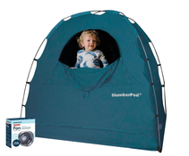 Shop SlumberPod 3.0 Sleep Canopy with Fan, Teal at GoodBuy Gear
