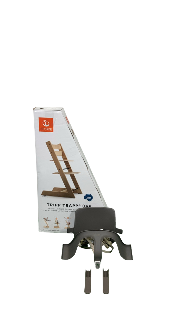 stokke extended glider assembly Stokke Tripp Trapp High Chair With Baby Set, Hazy Grey/Oak Brown
