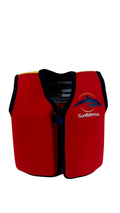 Shop Konfidence Original Swim Jacket, Medium (3-5 years), Red at GoodBuy Gear