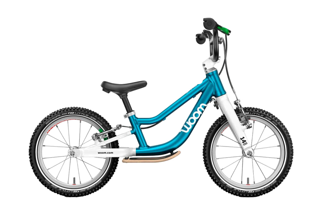 Woom GO 1 Plus Balance Bike, Metallic Blue