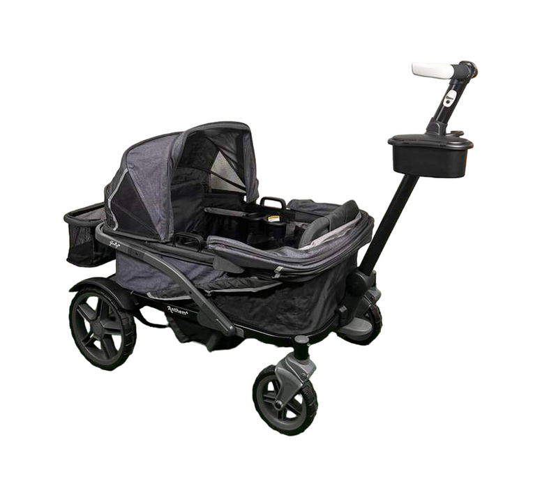 Gladly Family Anthem4 Classic 4 Seater All Terrain Wagon Stroller, Special Edition Graphite