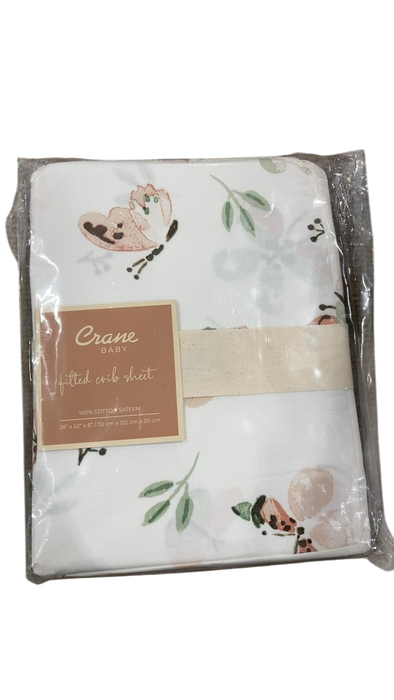 Shop Crane Baby Crib Fitted Sheet, Parker Butterfly at GoodBuy Gear