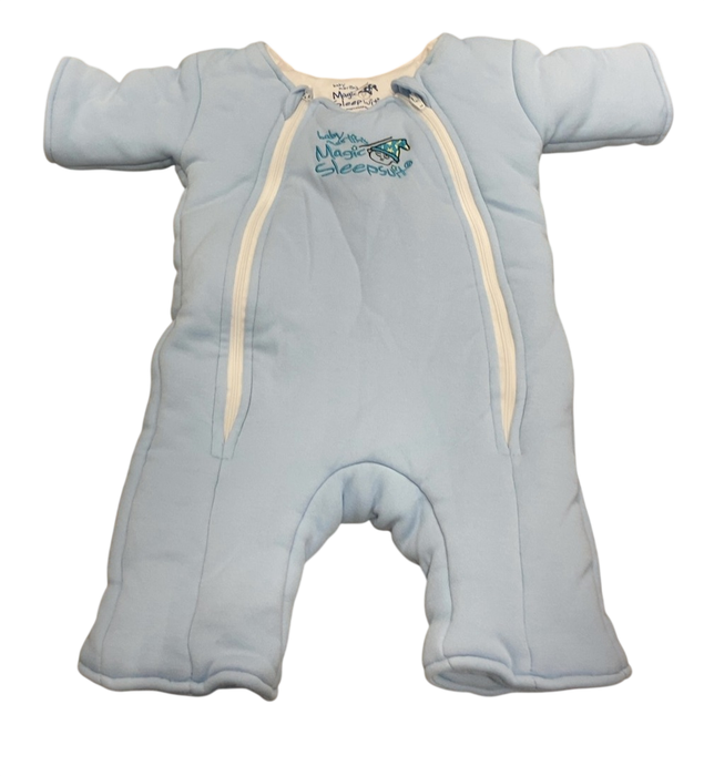 Shop Baby Merlin's Magic Sleepsuit, Blue, Cotton, Small 3-6 Months at GoodBuy Gear