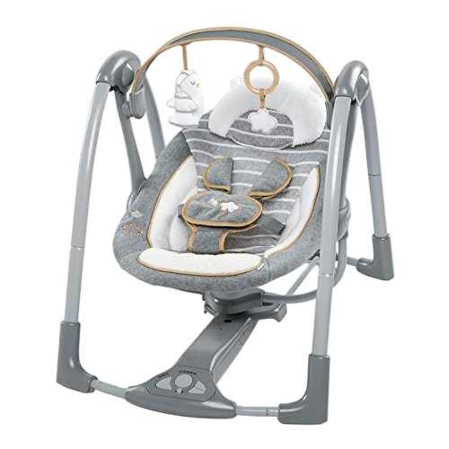 Shop Ingenuity Swing 'n Go Portable Swing, Bella Teddy at GoodBuy Gear
