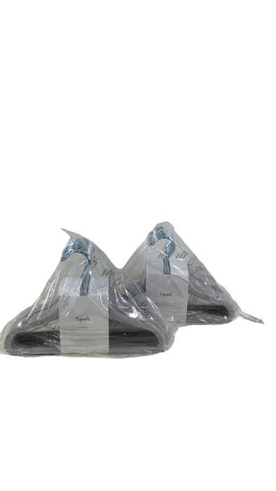 Shop 3 Sprouts Velvet Baby Hangers 30 Pack, Gray at GoodBuy Gear