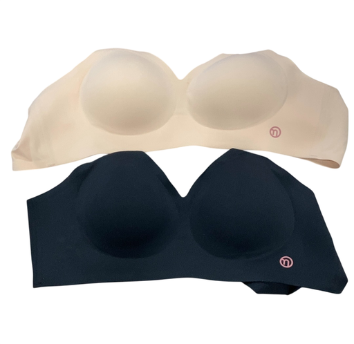 Shop Momcozy Ultra Soft & Omni Maternity Nursing Bra (2 Pack), Beige/Black, Small at GoodBuy Gear