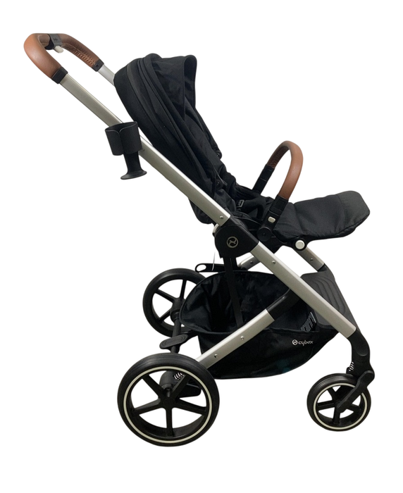 Shop Cybex Balios S Lux Stroller, 2021, Silver, Moon Black at GoodBuy Gear