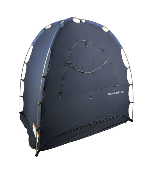 used SlumberPod 2.0 Sleep Canopy, Navy/Light Navy with Light Navy 