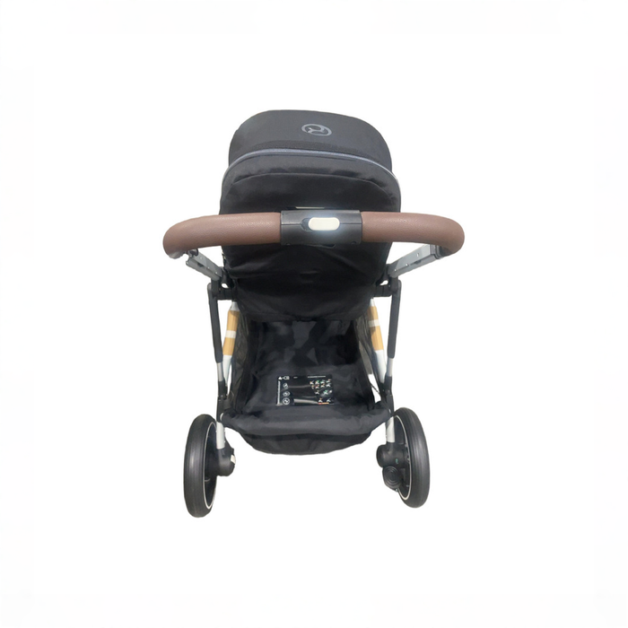 Shop Cybex Gazelle S Modular Stroller, 2024, Moon Black, Silver Frame at GoodBuy Gear