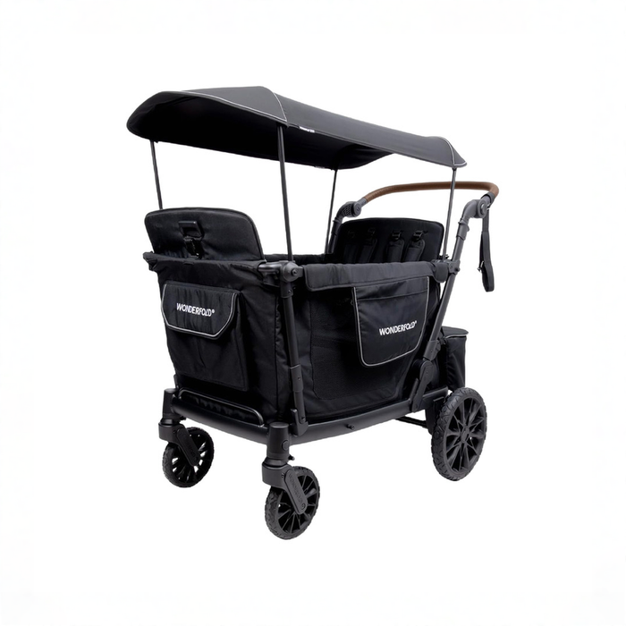 Shop Wonderfold L Stroller Wagon, 4 Seater, Black at GoodBuy Gear