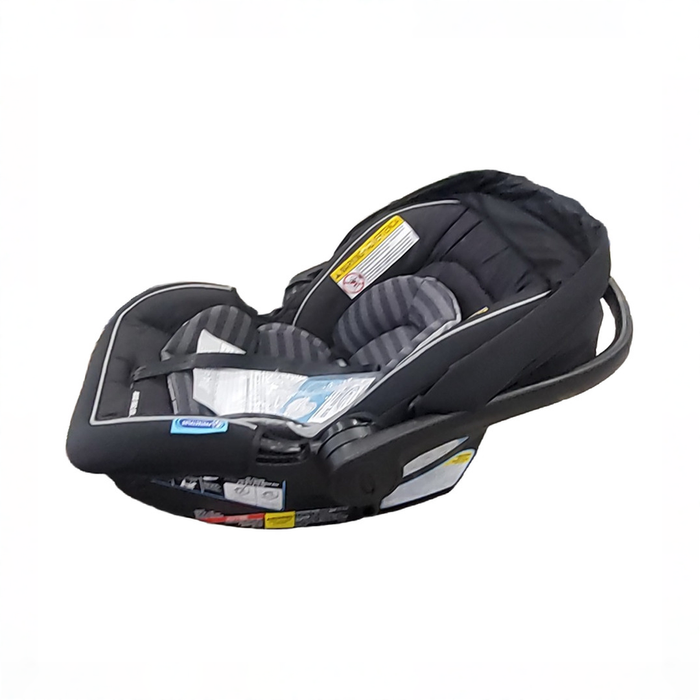 Shop Graco SnugRide SnugLock LX Infant Car Seat, 2022, Black/White Stripes HIDDEN REQ 6/26 JL at GoodBuy Gear