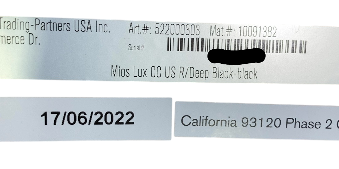 Shop Cybex MIOS LUX Carry Cot, Deep Black at GoodBuy Gear