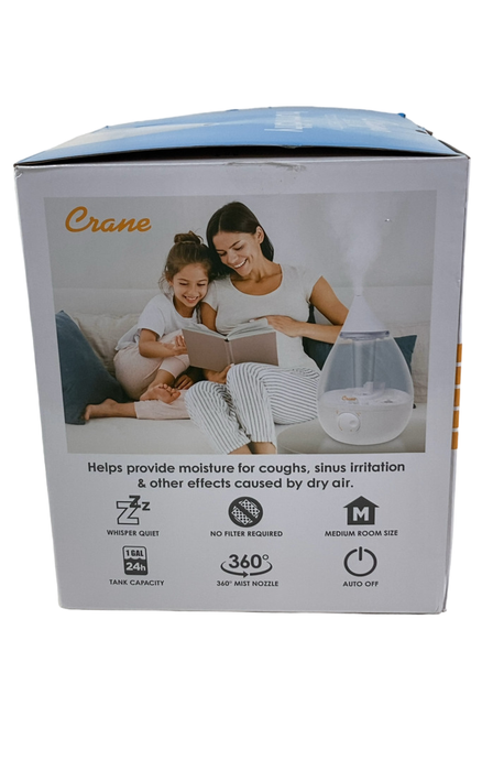 Shop Crane Ultrasonic Cool Mist Humidifier, Clear at GoodBuy Gear