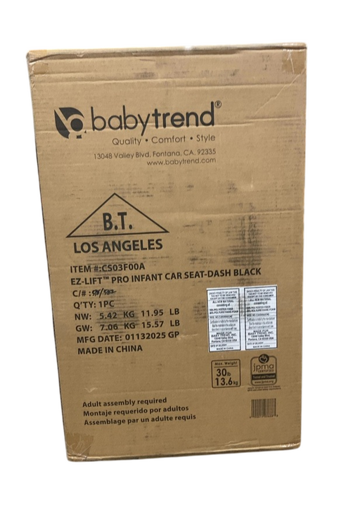 Shop Baby Trend EZ-Lift PRO Infant Car Seat, 2025, Dash black at GoodBuy Gear
