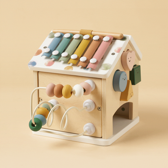 Shop Tiny Land Cottage Activity Cube, Morandi at GoodBuy Gear