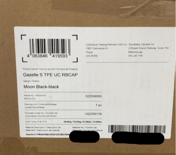 Shop Cybex Gazelle S Modular Stroller, Moon Black, Taupe Frame, 2024 at GoodBuy Gear