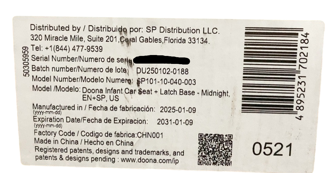 Shop Doona Infant Car Seat & Stroller-Midnight Edition, 2025 at GoodBuy Gear