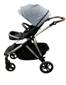 Shop Mockingbird Single to Double 2.0 Stroller, 2024, Silver With Penny Leather, Sky, Windowpane at GoodBuy Gear