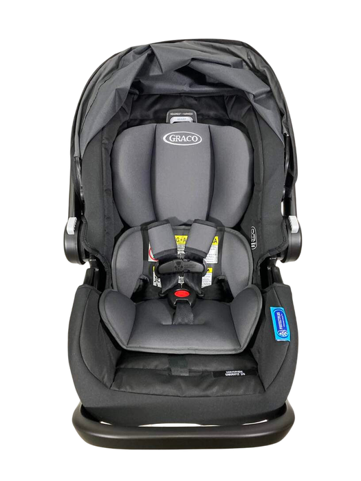 Shop Graco SnugRide SnugFit 35 Infant Car Seat, 2024, Gotham at GoodBuy Gear