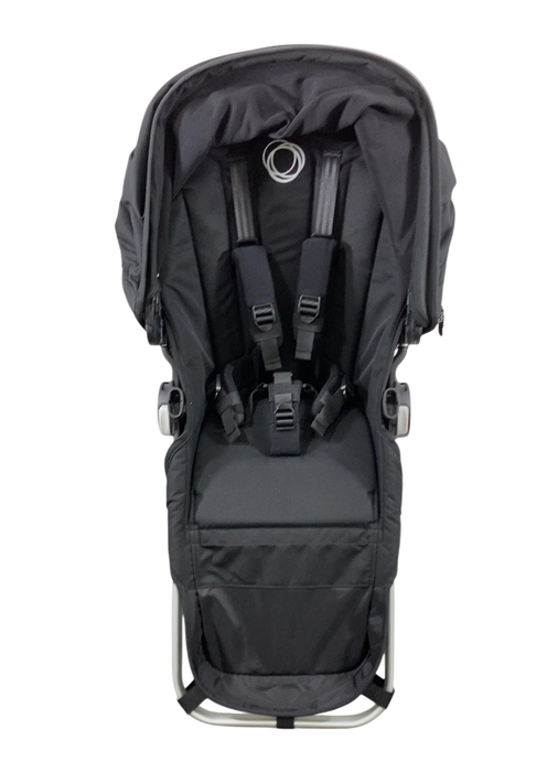 Shop Bugaboo Donkey 5 Duo Extension Set, 2023, Black, Midnight Black, Midnight Black, with Canopy at GoodBuy Gear