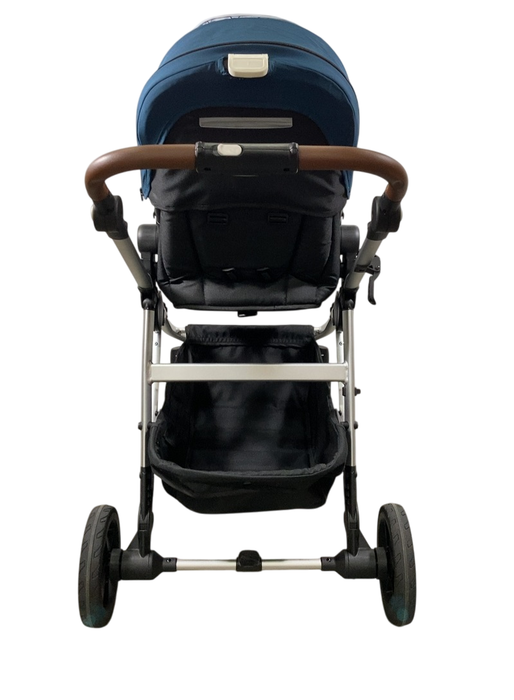 Shop Mockingbird Single to Double 2.0 Stroller, 2024, Sea, Silver With Penny Leather, Windowpane at GoodBuy Gear