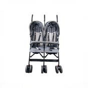 Shop Dream On Me Volga Twin Umbrella Stroller, Dark and Light Grey at GoodBuy Gear