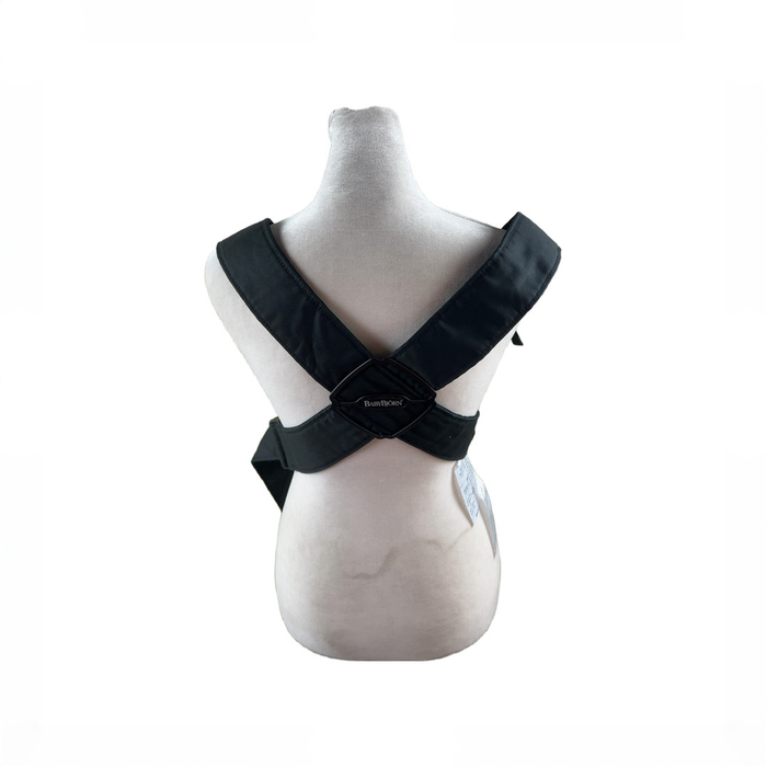 Shop BabyBjorn Baby Carrier Mini, Black Cotton at GoodBuy Gear